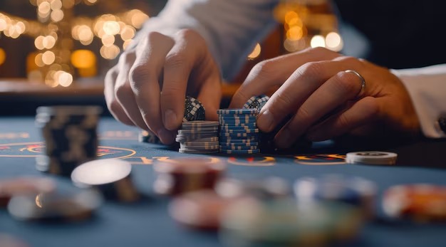 PMGC live dealer table interface on oris toto mobile